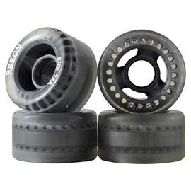 Rekon Super High Rebound 65mm Outdoor Quad Roller Skate Wheels Pack-of-4 Clear