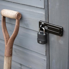 Yale - Y105B/90/BK - 90mm Steel Hasp - Secure Gates - Secure Sheds- High Protection