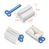 JUHONNZ Toothpaste Dispenser, 6 Rolling Tube Squeezer, Toothpaste Squeezer for