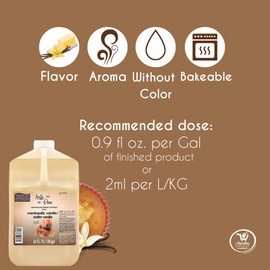 Arte Pan Artificial Food Flavoring Butter-Vanilla Concentrate(1.06 gal)