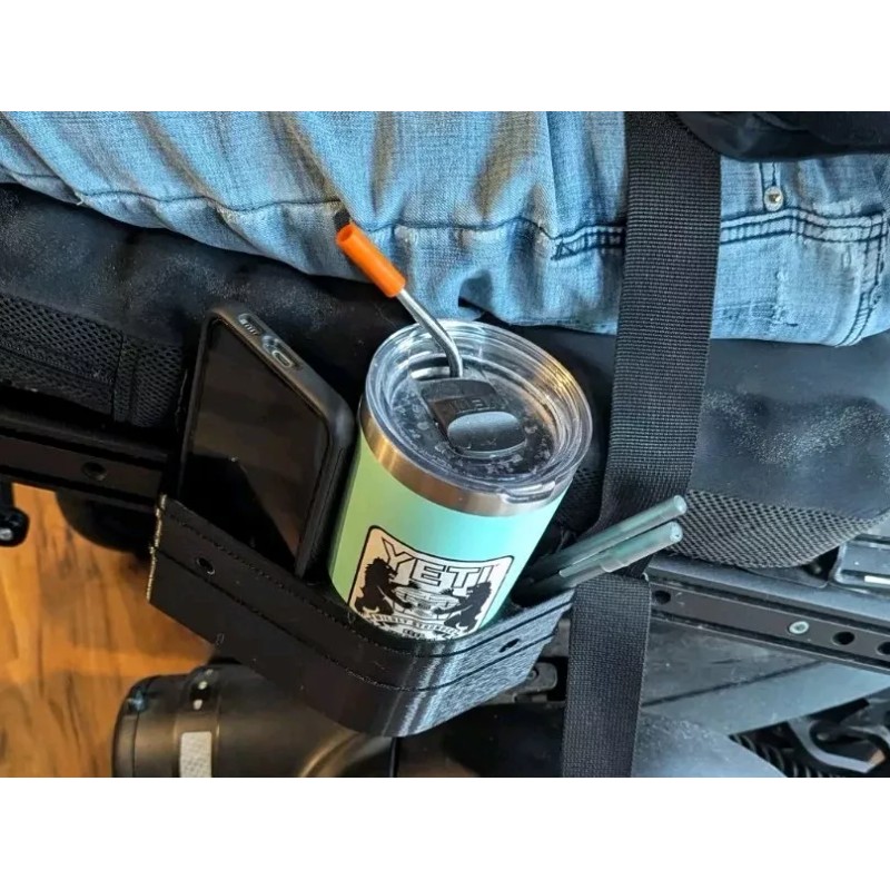 compatible with Permobil Side Cup Holder & Storage for PERMOBIL