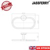 JASSFERRY Wall Mounted Oval Towel Ring Luxury Modern Design Bath