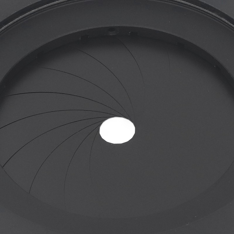 Adjustable Aperture 2‑50mm Iris Diaphragm Aluminum Alloy Manual Aperture Adjustable