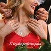 Collar Mujer ，Collares de Mujer, Juego de Collar y Pendientes