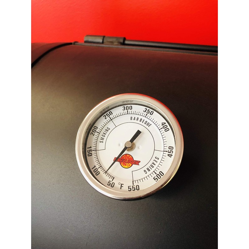 LavaLock® 3" Adjustable Gas Charcoal Smoker Pit Grill BBQ Thermometer