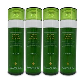 Maxclinic 맥스클리닉 골든 선인장 오일 폼 110g 4개 S1 Max Clinic Golden Cactus Oil Foam 110g 4pcs S1