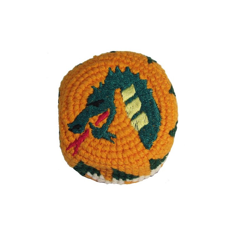 Dragon Hacky Sack - Yellow, 3 Inches, 1 Count, 1