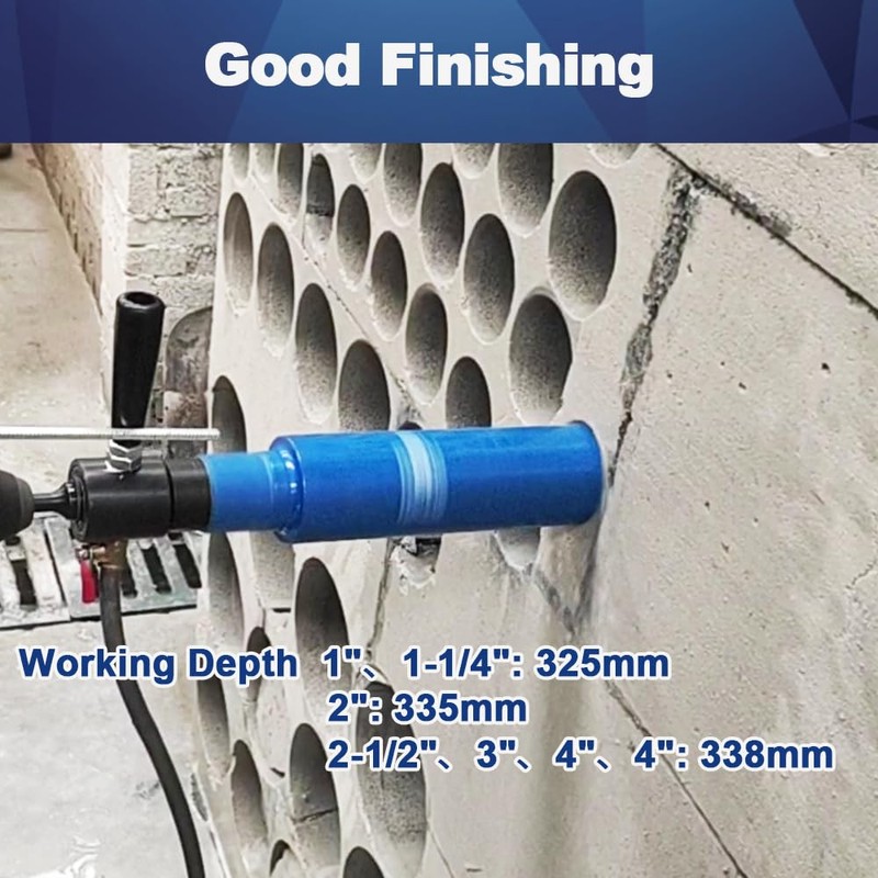 Wet Diamond Core Drill Bits 2"/50mm - BRSCHNITT Concrete Core