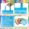 WILLBOND 30 Pcs Christian Tote Gift Bags Reusable Bible Verse