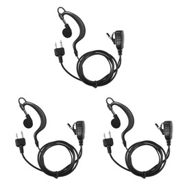 Walkie Talkie Headset for Midland, G-Shaped Security Earpiece with Ptt/Mic Compatible for Midland Two-Way Radio GXT/LXT/XT Series and GXT1000VP4 LXT500VP3 GXT1050VP4(2-Pack