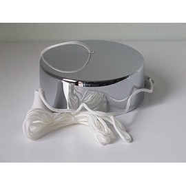 2 x Bathroom chrome ceiling light pull cord switch for 2 or 1 way lighting circuits