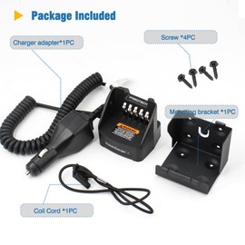 KVC-21 Replacement Travel Charger Compatible with Kenwoon TK-2180 TK-3180 TK-5210 TK-5310 TK-5220 TK-5320 TK-5410 NX200 NX300 NX210 NX410 NX411 NX-5200 NX-5400 walkie Talkie Charger KNB-47L KNB-48L