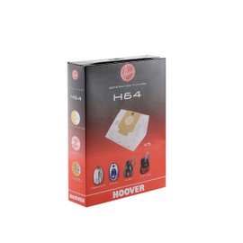 Hoover Genuine H64 Paper Bag for The Freespace, Sprint, Flash Cylinders