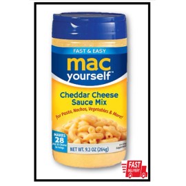 Mac Yourself | Delicious Cheddar Cheese Sauce Mix | Perfect Cheese Powder for Ma