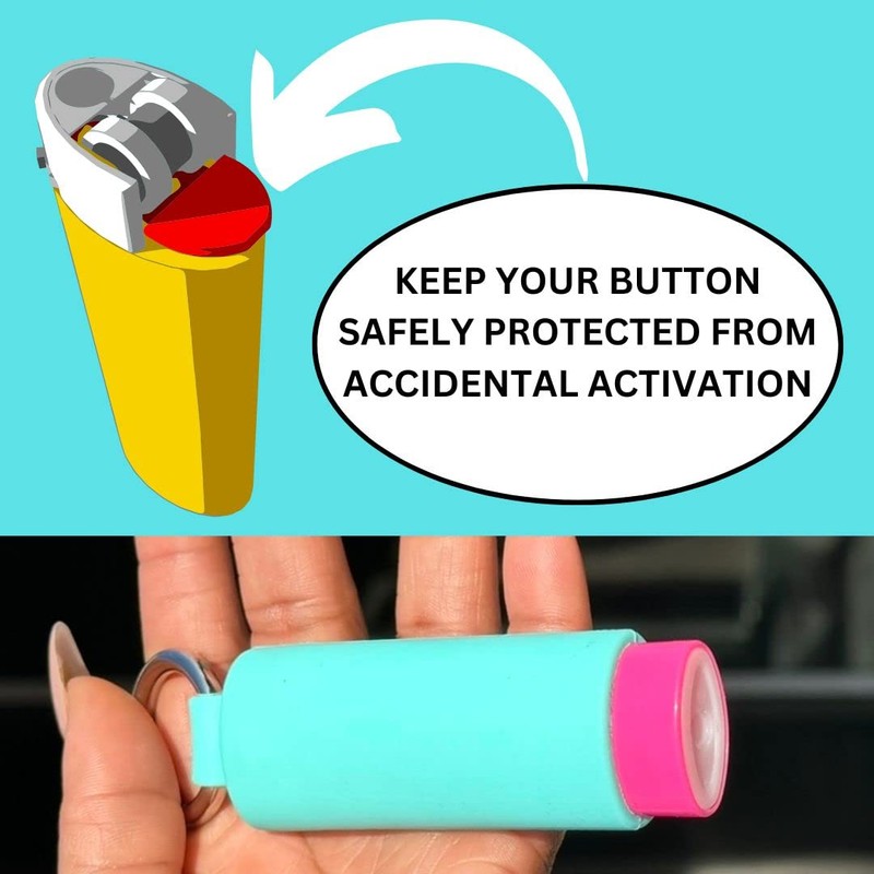 Lighter Holder for J6 BIC Lighters. Silicone case has a