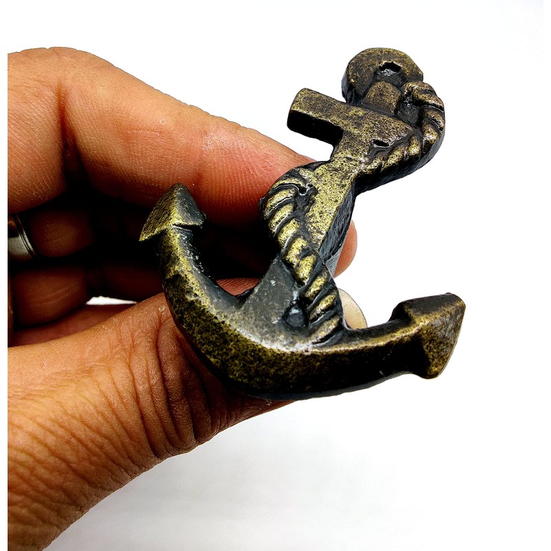 5MOONSUN5's Ship Anchor Cast Iron Door Knobs/Drawer Pulls Dresser Door