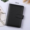 A6 Budget Binder, PU Leather Ring Binder, Refillable Binder Cover,