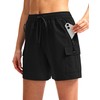 SANTINY Women's 5''/ 7''/9'' Hiking Cargo Shorts Quick Dry Lightweight