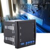 Digital Intelligent Display Three Phase Programmable AC Ammeter(Black)