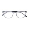 Retro Square Reading Glasses in Matte Grey by Readers.com |