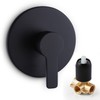 DOLGABA Shower Valve Handle Bathroom Shower Mixer Valve Kit, Wall