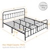 Yaheetech Classic Metal Platform Bed Frame Mattress Foundation with Victorian
