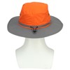 UPF50+ Fishing Hat with Reflective Strip Mesh Vents Adjustable Wide