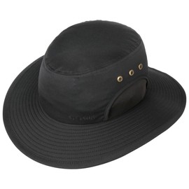 Stetson Sacona Coolmax Outdoor Hat UV Protection Men Women Summer, black, M