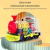 Electric Train Toy, Random Color Electric Train Toy with Music