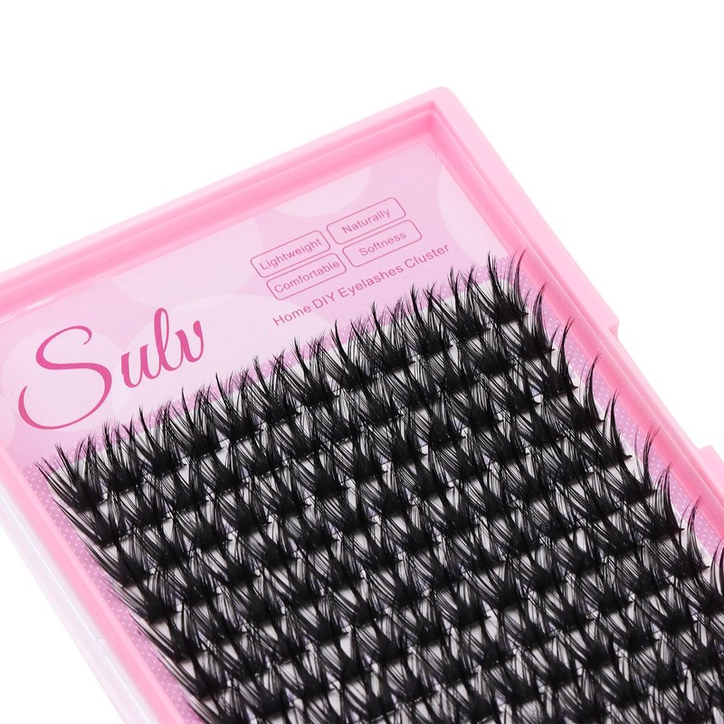 SULV DIY False Lash Extension Clusters D Curl 144 Pcs