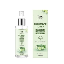 TNW-The Natural Wash Combo of Pure Aloe Vera Gold Gel & Cucumber Toner | Gel For Acne,Scars,Sunburn Treatment Prevents Dark Spots,100 ML |Pore Tightening Toner .Oil Control And Removes Make Up 100 ML