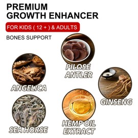 Growth Enhancer Patches, Height Growth Patches, Bone Growth Foot Stickers, Patches for Increasing Growth, Bone Growth Foot Patches for Adults and Teenagers, 16 Pieces