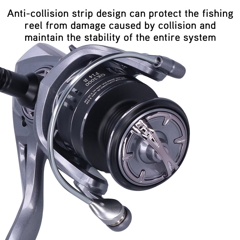 13+1 Bearing Spinning Reel 5.2:1 Gear Ratio Foldable Arm Fishing