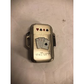 Poker Playing Card Butane Lighter - New in the Box - The River The Flop The Turn
