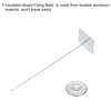 PATIKIL 140mm Perforated Insulation Pins with Round Washer,50 Sets 2in