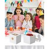 COTOPHER COTOPHER 4Pcs 6x6x6 Inches Mini Cake Boxes, White Square