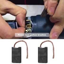 YINETTECH 2 Pairs of Carbon Brushes with Autostop 7 x 12 x 20 mm Power Tool Angle Grinder Motor Carbon Brushes Compatible with Parkside PWS 230 D4