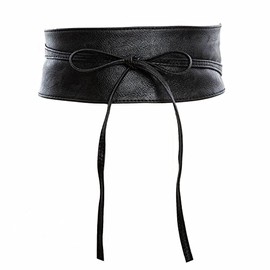 Toocool - Obi Belt for Women, Faux Leather Waistband, Waist Belt Women's Wide Waist Belt ST-2087 [One Size, Black], black, One size fits all