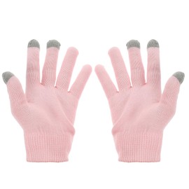 Beavorty 1 Pair Gel Pink Gloves Moisturizing Gloves for Hand Lotion Moisturizing Gloves Hand Caring Gloves Hand Protection Gloves for Dry Hand Overnight Spa Gloves Essential Oil