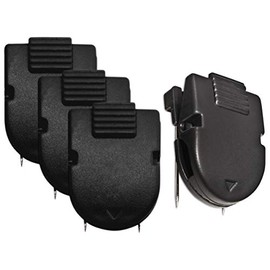 1InTheOffice Cubicle Clips, Black, 12/Pack (Black)