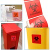 Biohazard Danger Safety Warning Label - 4"x 4" Waterproof Self