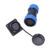 IP68 Waterproof Power Connector Male Female Square 4 Hole Aviation