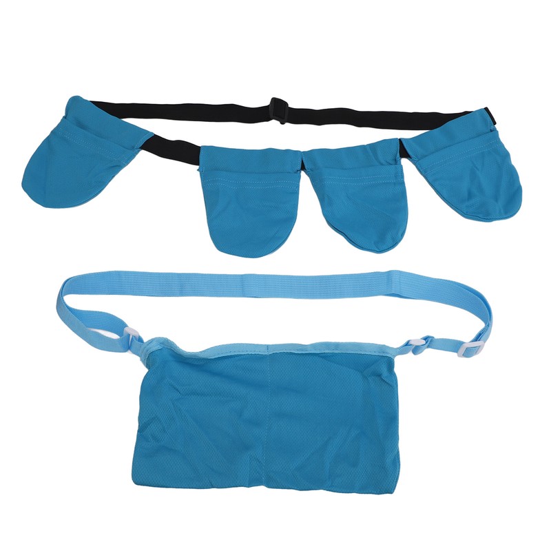 Blue Breast Surgery Drainage Bag Breathable Mastectomy Drain Holder with