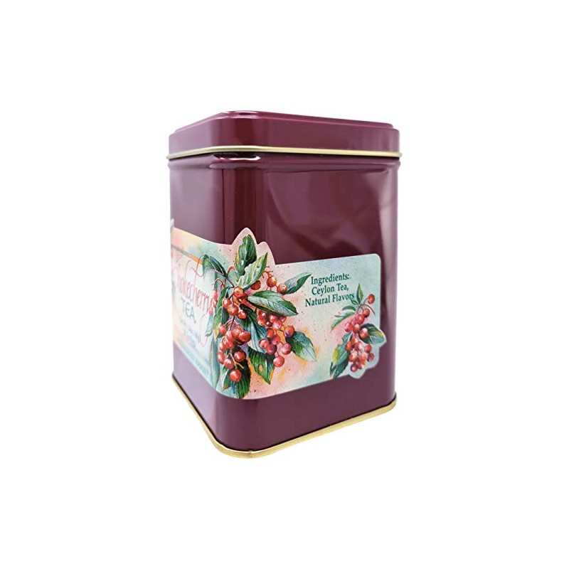 Taste The Wilderness Wild Chokecherry Tea Tin (20 Tea Bags)