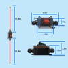Inline Power Switch 30A DC 12V Inline Switchs DPST Dual