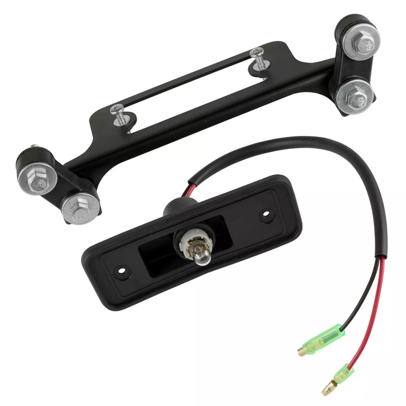 Caltric Tail Light with Bracket & Hardware For Yamaha Warrior