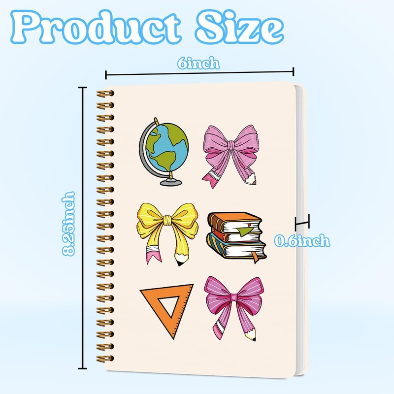 Anycarf Back to School Notebook for Teacher Student First Day
