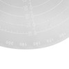 Round Center Finder with Clear Scales Acrylic DlY Woodworking Compass