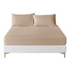 funky gadgets king size Deep fitted sheets Beige 100% egyptian