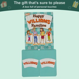 New HAPPY FAMILIES CARD GAME for people with the surname WILLIAMS